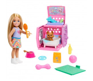 Muñeca Chelsea Perro & Transportin Barbie