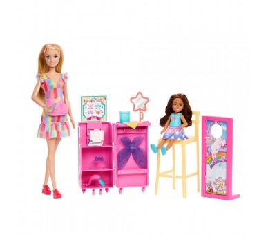 Blister 2 Muñecas Puesto de Maquillaje Barbie