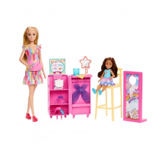 Blister 2 Muñecas Puesto de Maquillaje Barbie