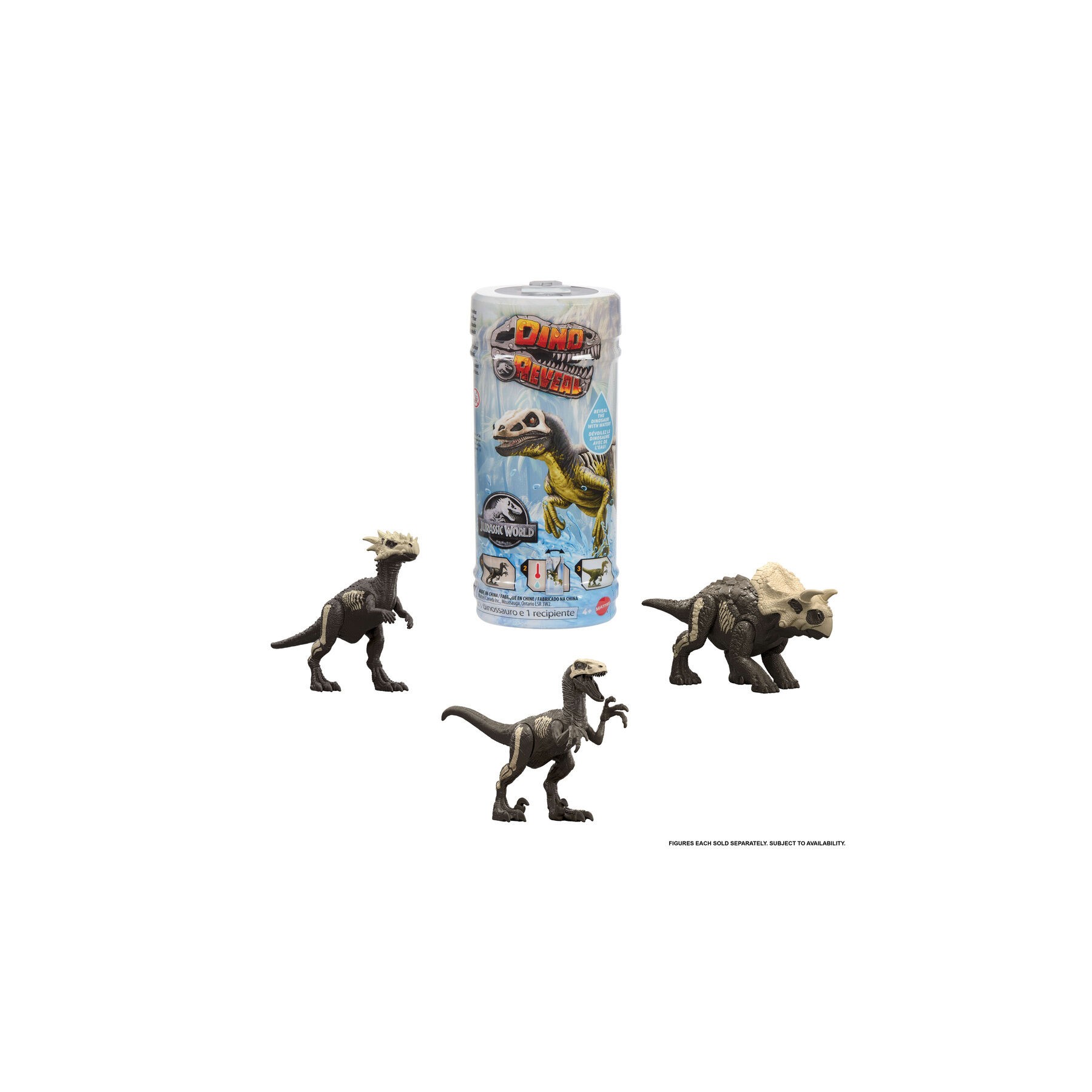Dinosaurio Sorpresa Dino Reveal Jurassic World surtido