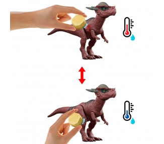 Set 2 Dinosaurios Dino Reveal Battle Pack Jurassic World surtido