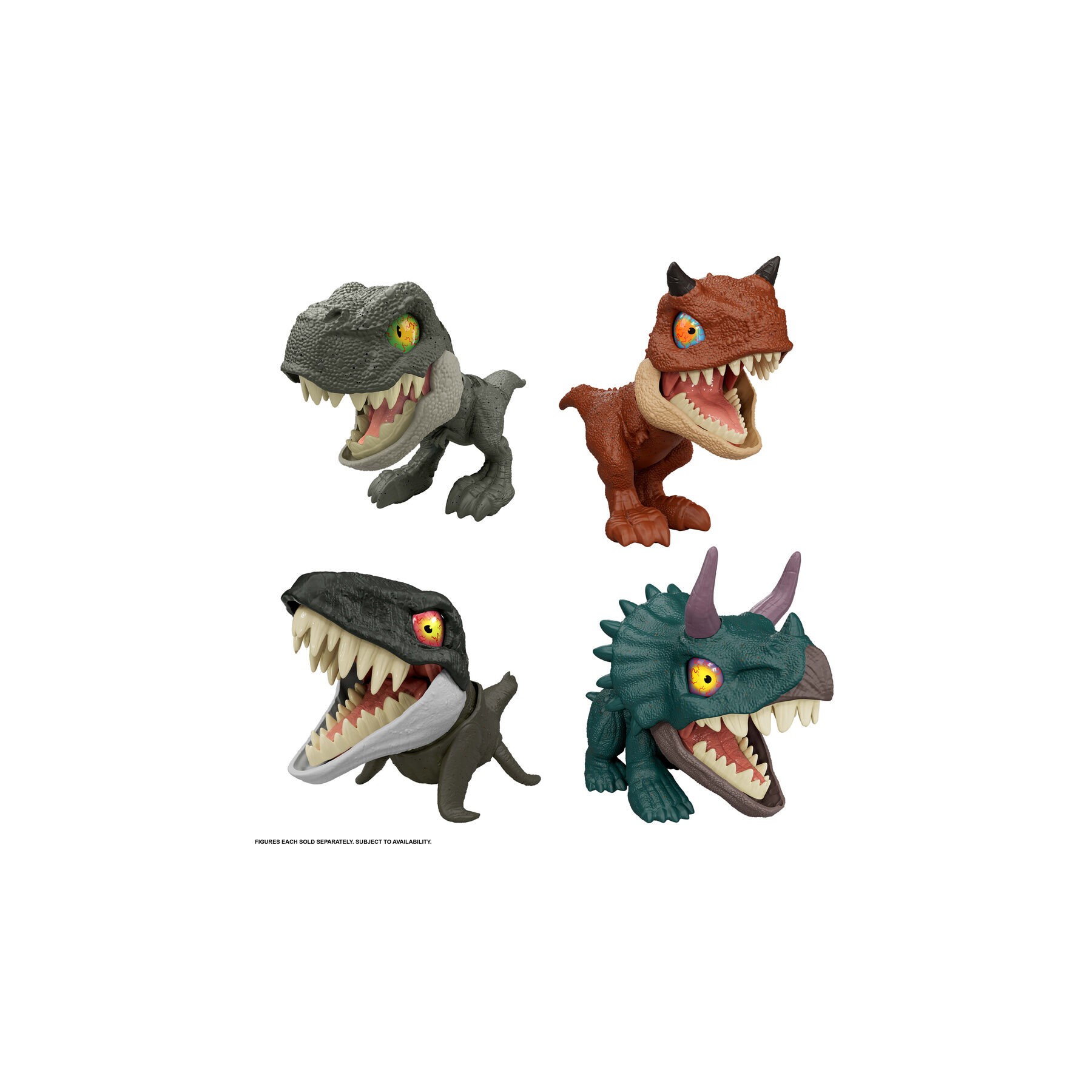 Dinosaurio Mighty Little Biter Jurassic World surtido