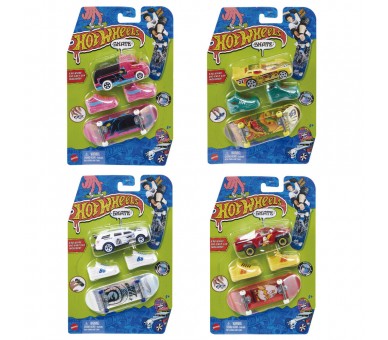 Skate + Coche Hot Wheels surtido