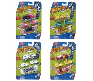 Skate + Coche Hot Wheels surtido