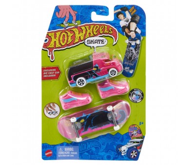 Skate + Coche Hot Wheels surtido