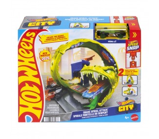 Pista City Ataque Espiral de Serpiente Hot Wheels