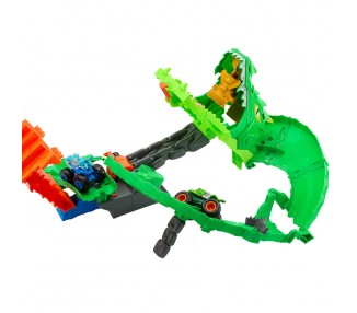 Pista Dragon Destruction Monster Trucks Hot Wheels