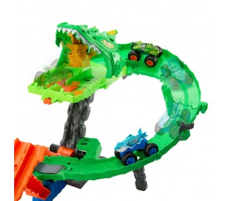 Pista Dragon Destruction Monster Trucks Hot Wheels
