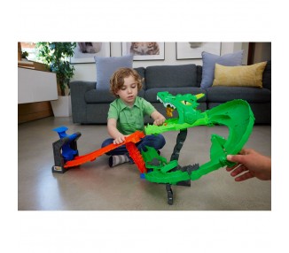 Pista Dragon Destruction Monster Trucks Hot Wheels