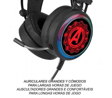 Auriculares gaming Vengadores Avengers Marvel