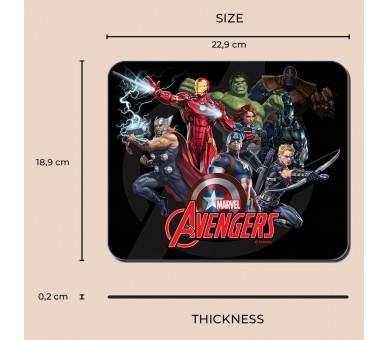 Alfombrilla raton Vengadores Avengers Marvel