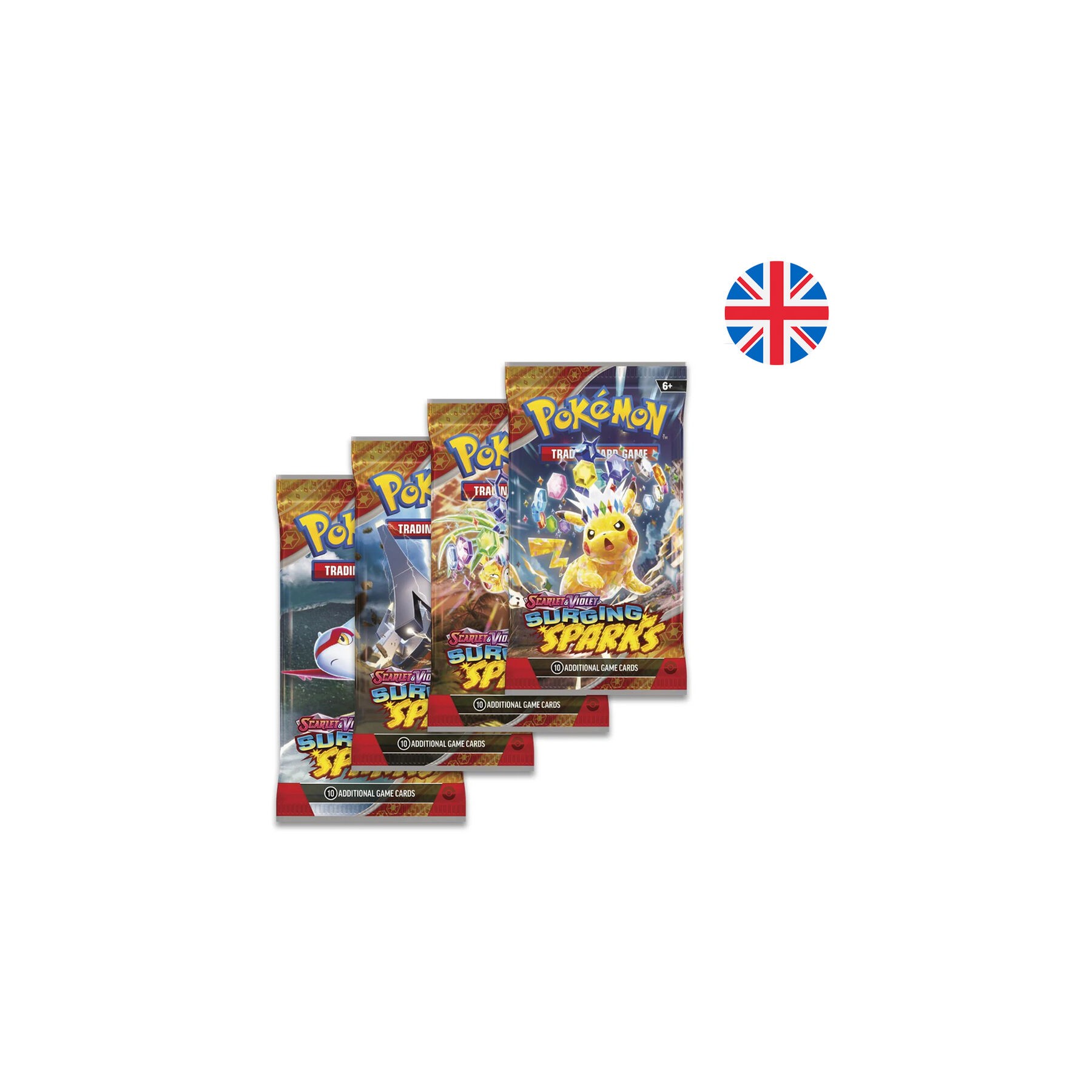 Sobre cartas Chispas Fulgurantes Escarlata y Purpura Pokemon ingles