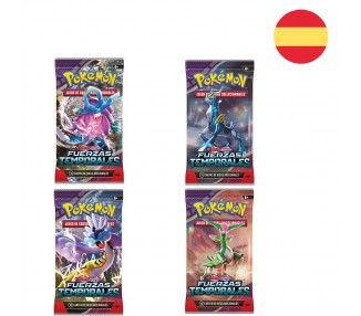 Sobre cartas Fuerzas Temporales Pokemon español