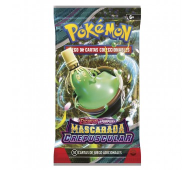 Sobre cartas Mascarada Crepuscular Escarlata y Purpura Pokemon Español