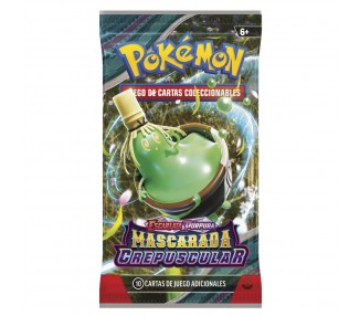 Sobre cartas Mascarada Crepuscular Escarlata y Purpura Pokemon Español