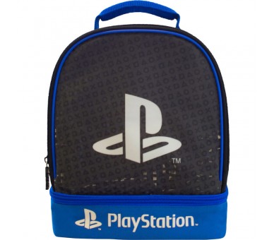 Bolsa Doble Portamerienda Logo Playstation