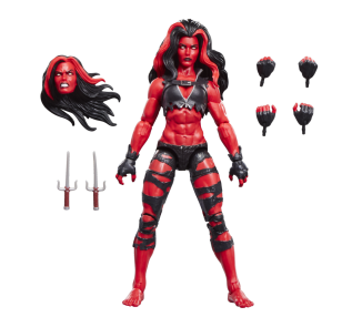 Figura Hulka Roja She-Hulk Marvel Legends 15cm