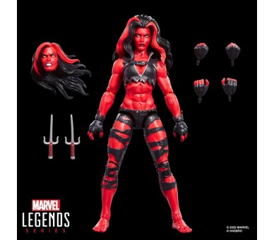 Figura Hulka Roja She-Hulk Marvel Legends 15cm