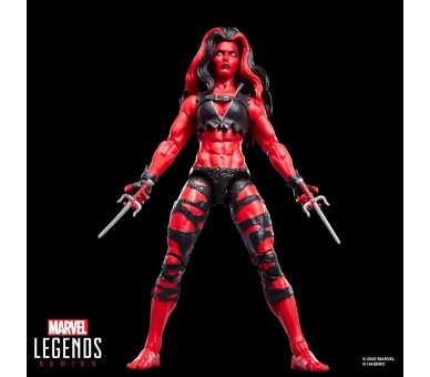 Figura Hulka Roja She-Hulk Marvel Legends 15cm