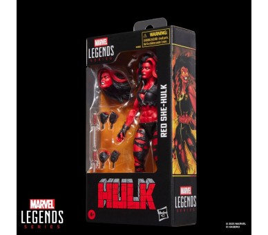 Figura Hulka Roja She-Hulk Marvel Legends 15cm