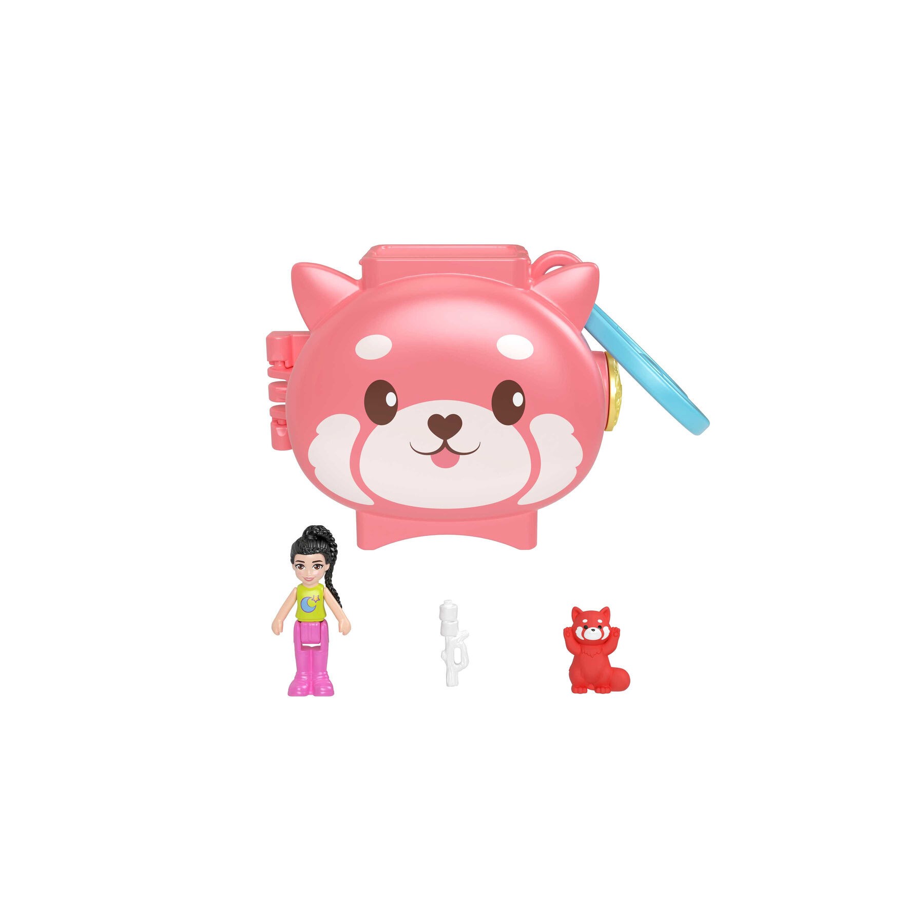 Estuche Panda Rojo Polly Pocket