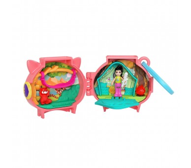 Estuche Panda Rojo Polly Pocket