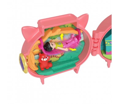 Estuche Panda Rojo Polly Pocket