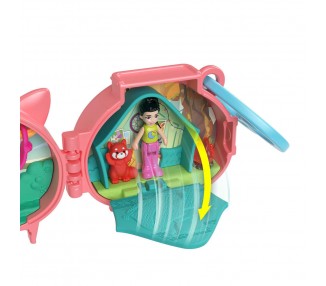 Estuche Panda Rojo Polly Pocket