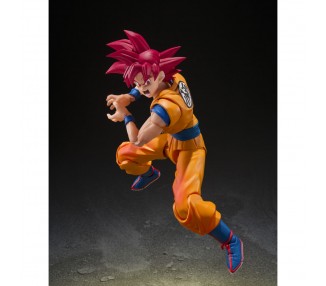 Figura S.H.Figuarts Super Saiyan God Son Goku God Aura Dragon Ball Super 14,5cm