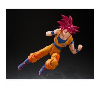 Figura S.H.Figuarts Super Saiyan God Son Goku God Aura Dragon Ball Super 14,5cm
