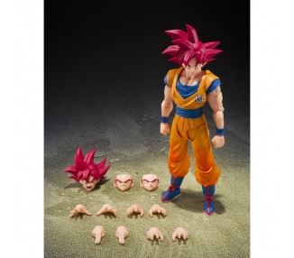 Figura S.H.Figuarts Super Saiyan God Son Goku God Aura Dragon Ball Super 14,5cm