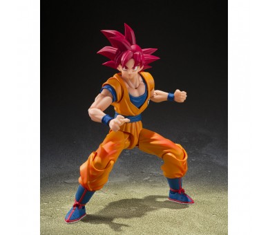 Figura S.H.Figuarts Super Saiyan God Son Goku God Aura Dragon Ball Super 14,5cm