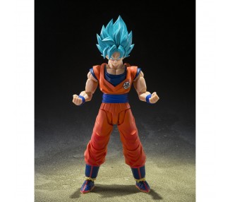 Figura S.H.Figuarts Super Saiyan God Super Saiyan Son Goku Blue Power Transcending Limits Dragon Ball Super 14