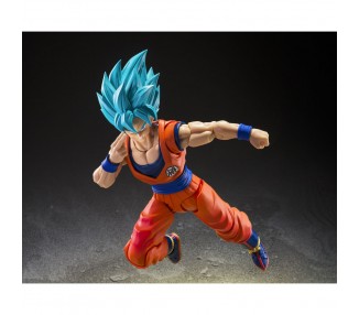 Figura S.H.Figuarts Super Saiyan God Super Saiyan Son Goku Blue Power Transcending Limits Dragon Ball Super 14,5cm