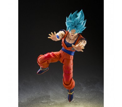 Figura S.H.Figuarts Super Saiyan God Super Saiyan Son Goku Blue Power Transcending Limits Dragon Ball Super 14,5cm