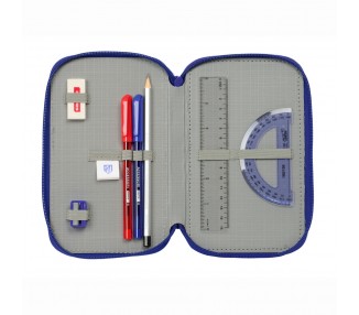 Plumier Atletico de Madrid triple 37pzs