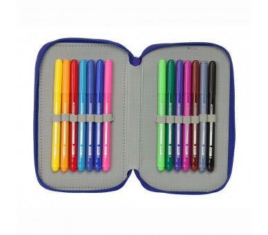 Plumier Atletico de Madrid triple 37pzs