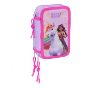Plumier Academia Unicornio triple 37pzs