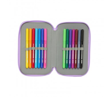 Plumier Academia Unicornio triple 37pzs