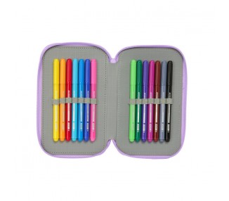 Plumier Academia Unicornio triple 37pzs