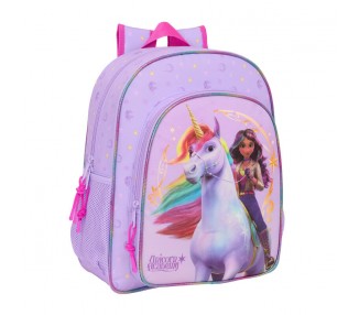 Mochila Academia Unicornio 38cm adaptable