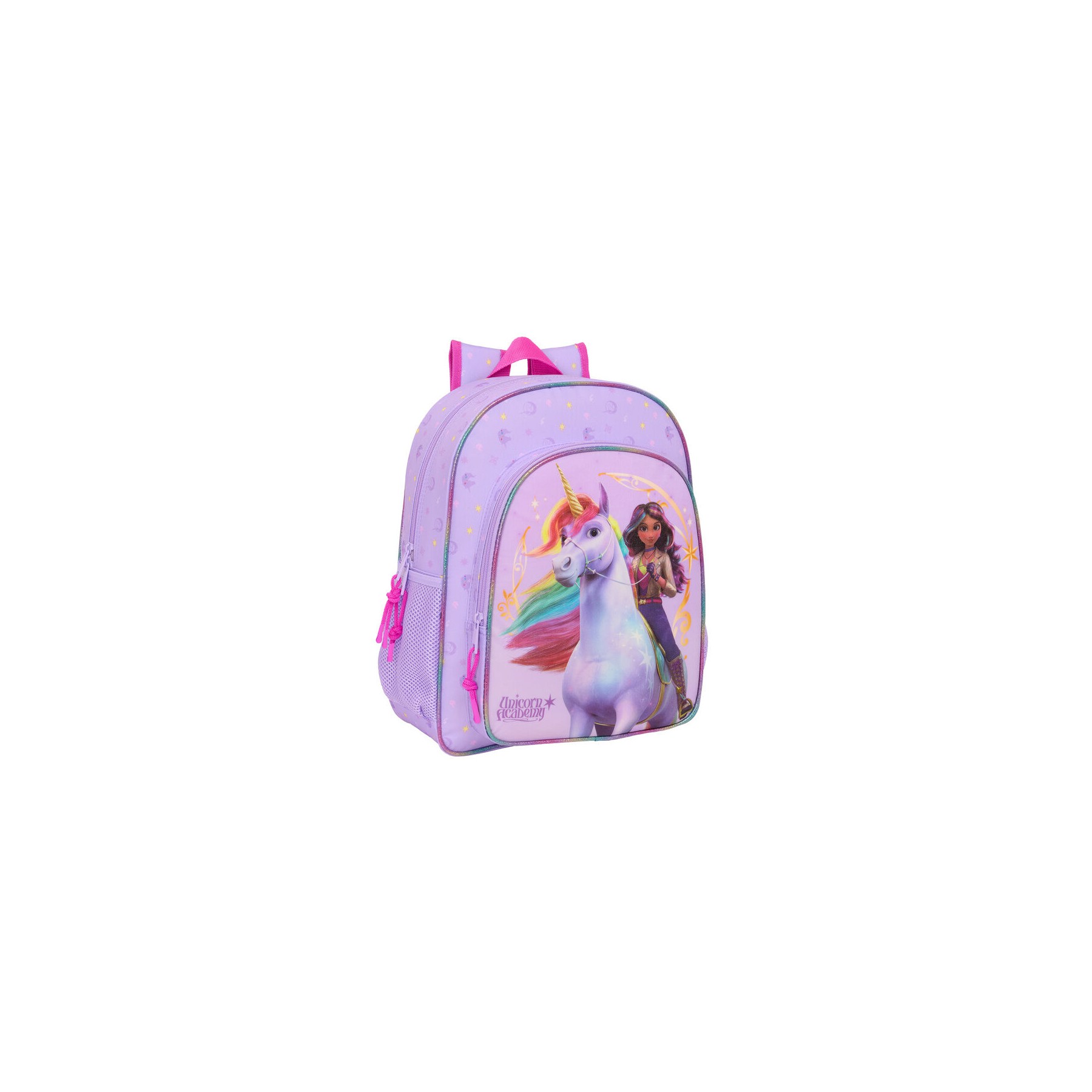 Mochila Academia Unicornio 38cm adaptable
