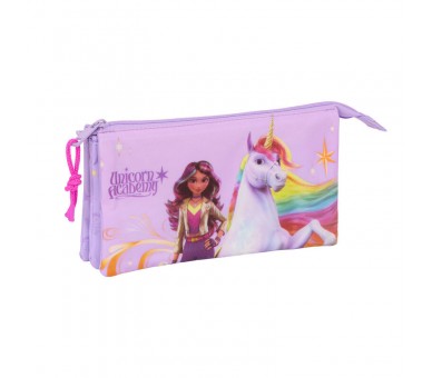 Portatodo Academia Unicornio triple
