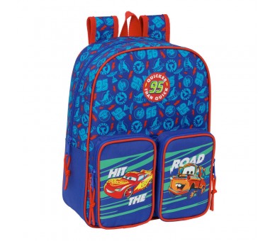 Mochila Cars Disney Pixar 33cm adaptable