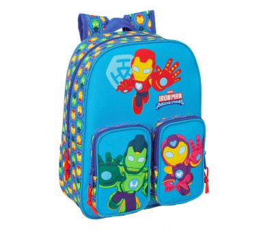 Mochila Iron Man Marvel 34cm adaptable