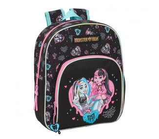 Mochila Monster High 34cm adaptable