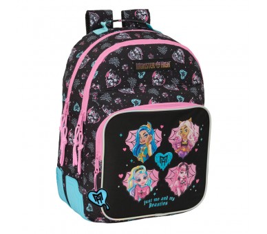 Mochila Monster High 42cm adaptable