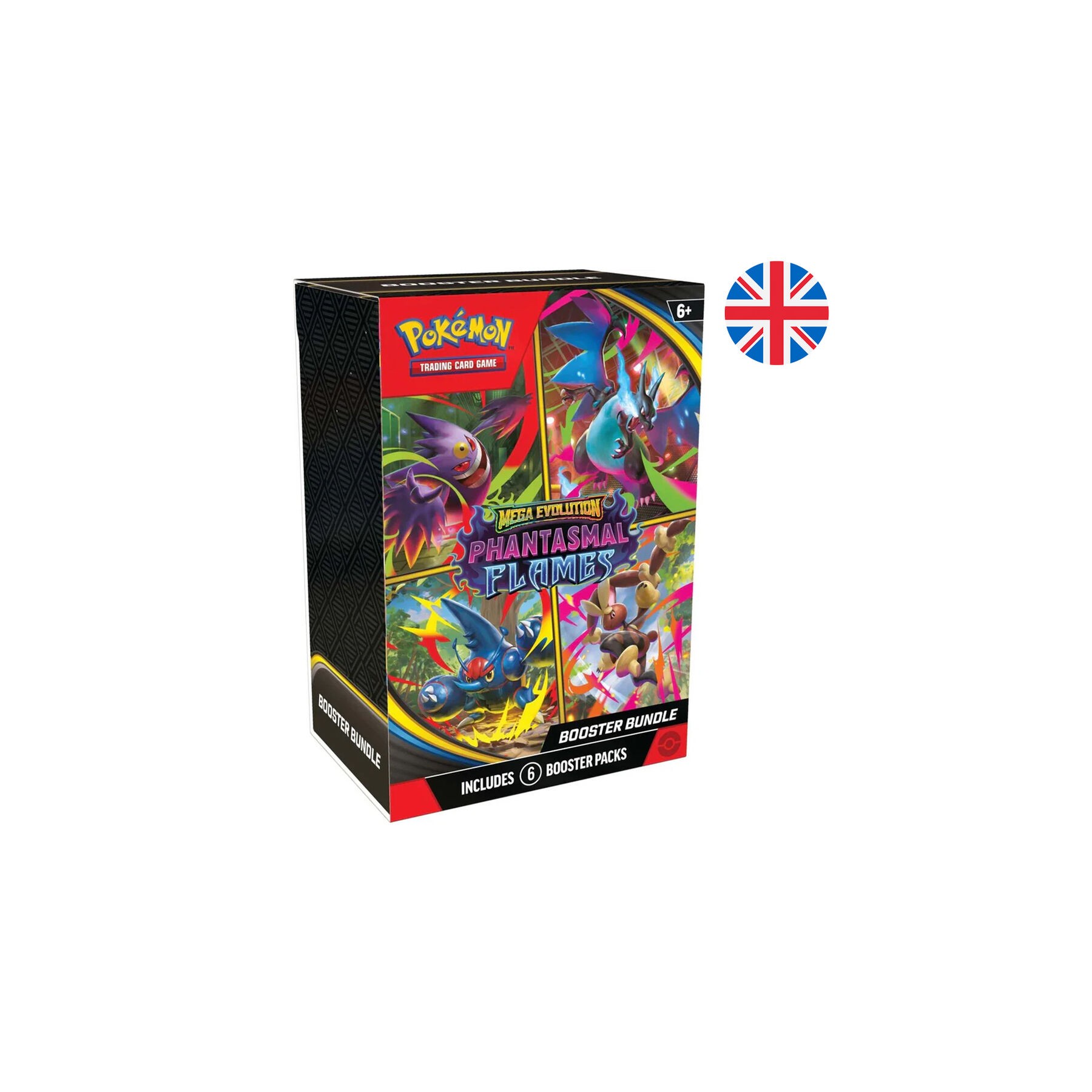 Juego cartas Booster Bundle Fuegos Fantasmales Pokemon ingles