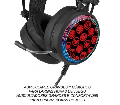 Auriculares gaming Vengadores Avengers Marvel
