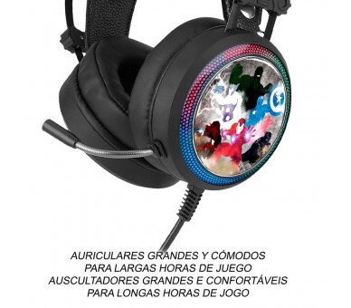 Auriculares gaming Vengadores Avengers Marvel